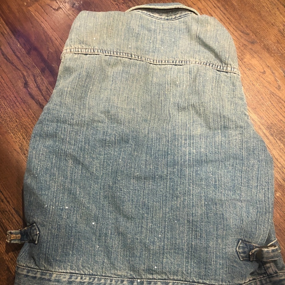 Ralph Lauren Jean jacket distressed M 🖤 - Picture 3 of 6